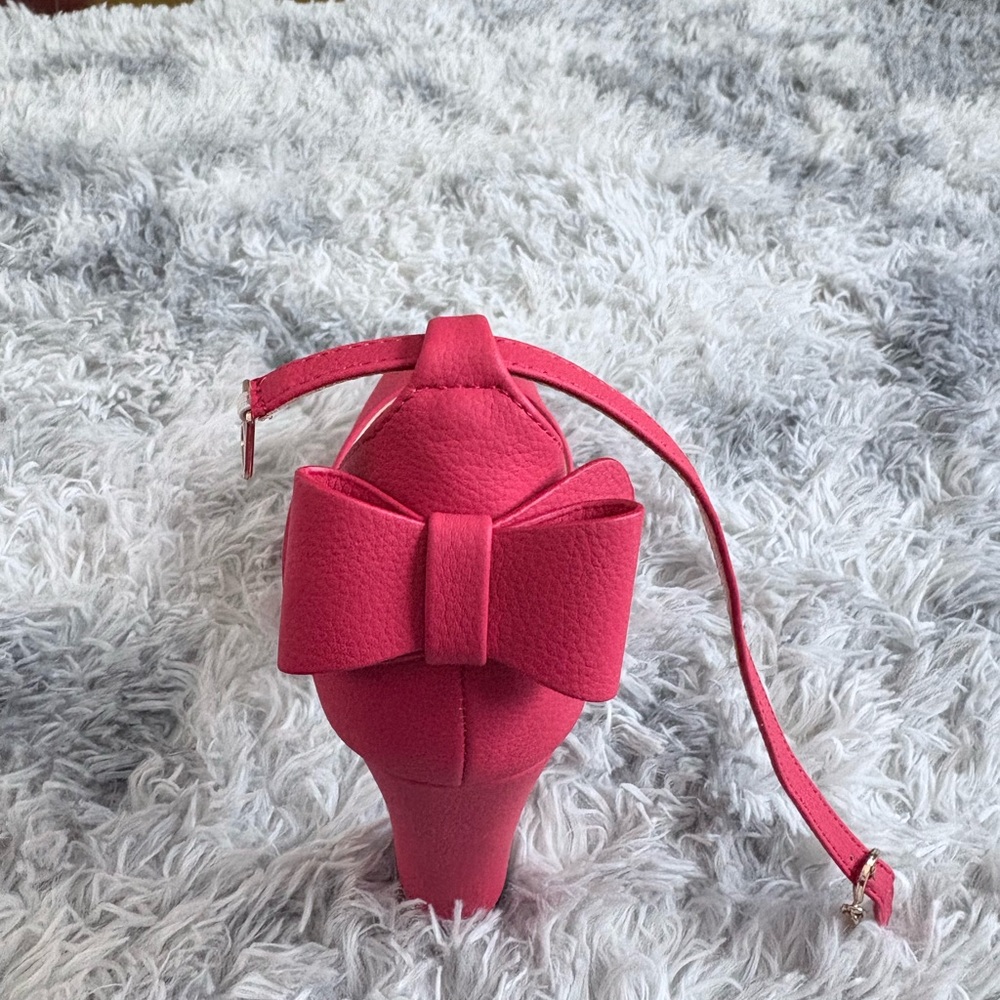 Pink Bow High Heel Shoe